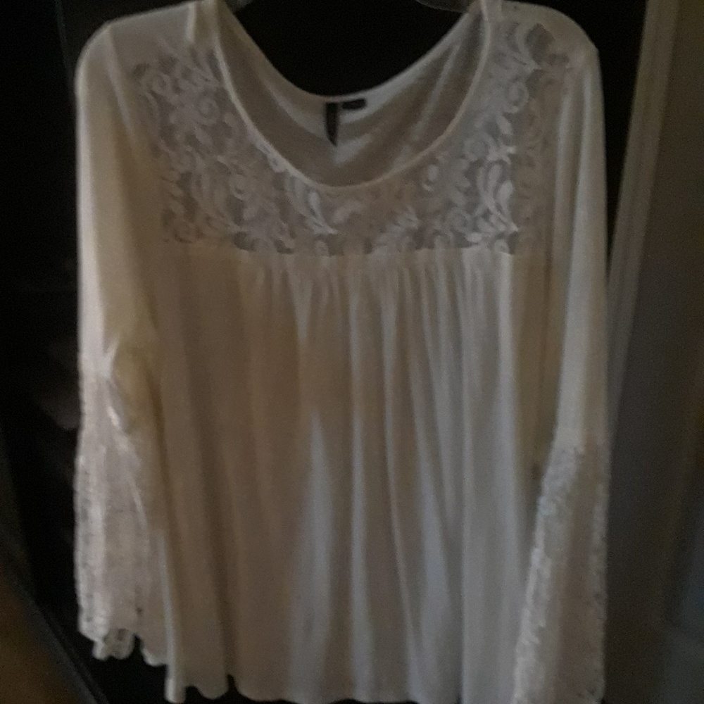 Cream colored ladies blouse